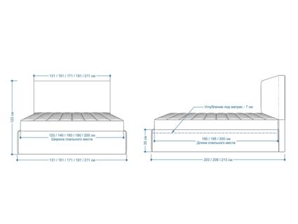Кровать Lonax Фелиса велюр Dolly-2 (с подъемным механизмом) 160х190