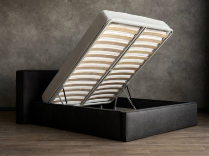 Кровать Сонум Europa Рогожка Мокко (с подъемным механизмом) 200х200