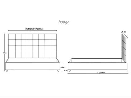 Кровать Димакс Нордо Агат 90х200