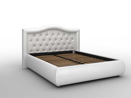 Кровать Sleeptek Premier 6 Экокожа White 253