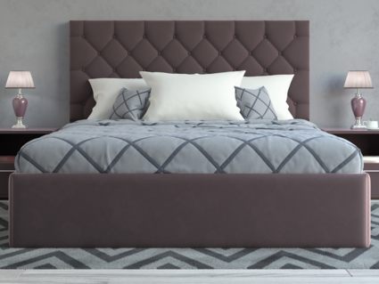 Кровать Lonax Элоиза велюр Dolly-17 (с основанием) 120х195