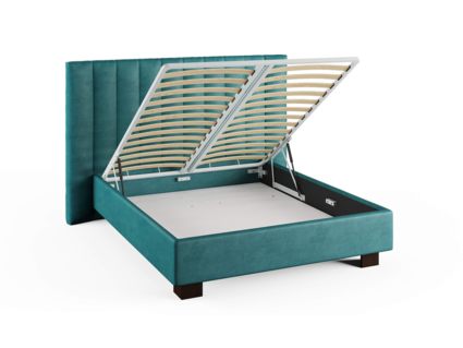 Кровать Сонум Barbara Рогожка Мокко (с подъемным механизмом)