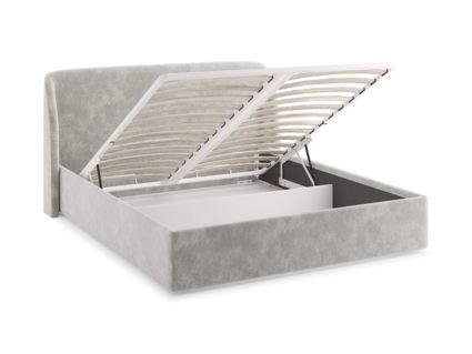 Кровать Сонум Nicole Рогожка Графит (с подъемным механизмом) 160х200