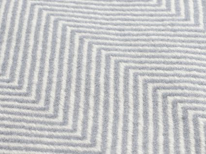 Плед Tkano Essential из шерсти мериноса серый 130х180