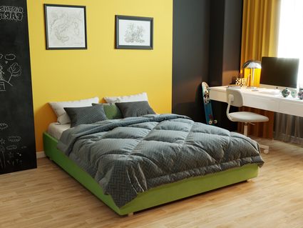 Кровать Димакс Риос Нуар с подъемным механизмом 90х200