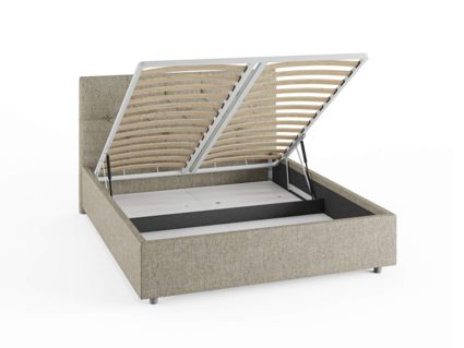 Кровать Сонум Bari Кашемир Бежевый (с подъемным механизмом) 200х190