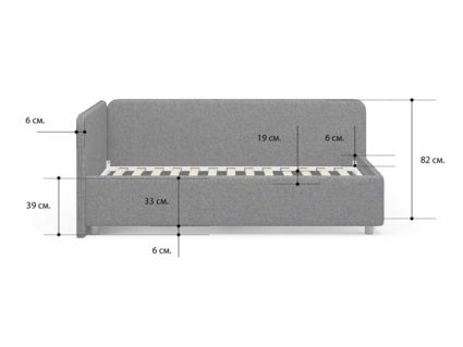 Кровать Сонум Capri Кашемир Бежевый