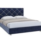 Кровать Sontelle Киара Blue + White 200х200